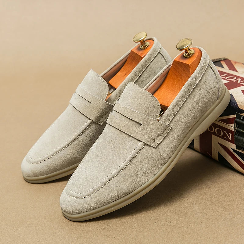 Bradford Suede Loafers - Classic Men's Slip On Loafers