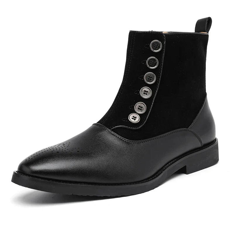 Hartford Leather Boots - Two Tone Men's Chelsea Boots
