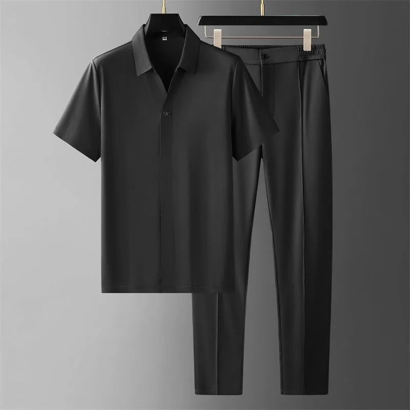 Doncaster Polo Set - Men's Polo and Trousers Set
