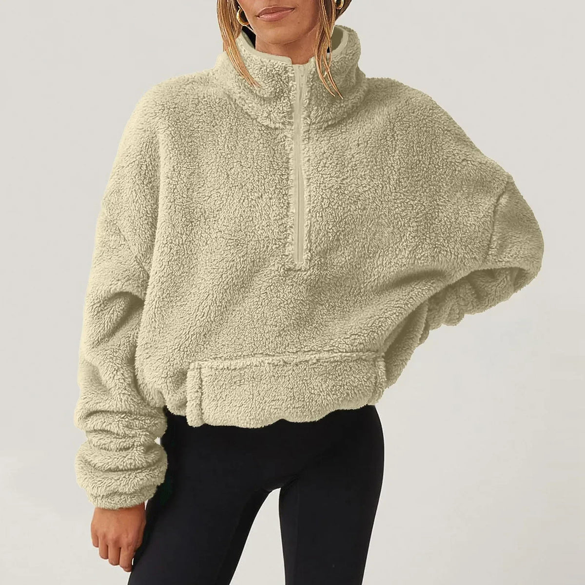 Alpine Half-Zip Sweater - Men's Plush Jumper