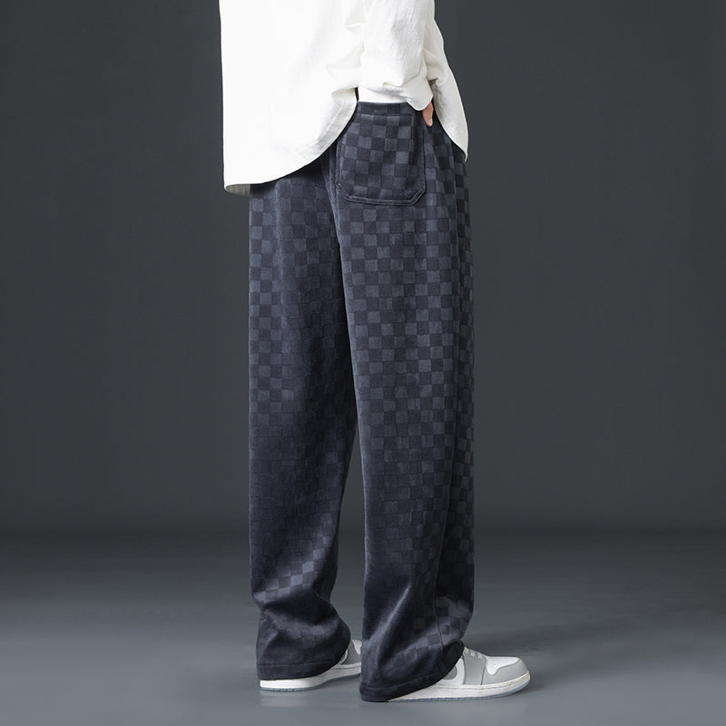 Arlo Sweatpants - Men's Check Relaxed Joggers