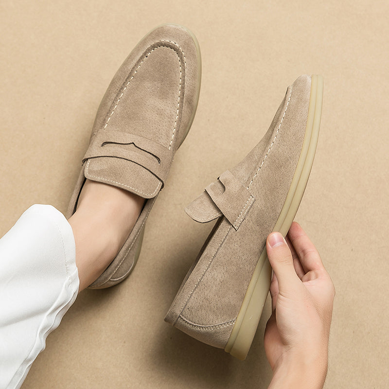 Bradford Suede Loafers - Classic Men's Slip On Loafers
