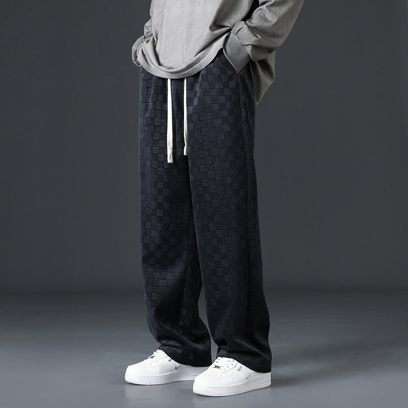Arlo Sweatpants - Men's Check Relaxed Joggers