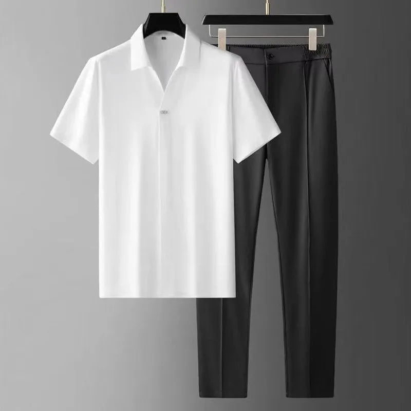 Doncaster Polo Set - Men's Polo and Trousers Set