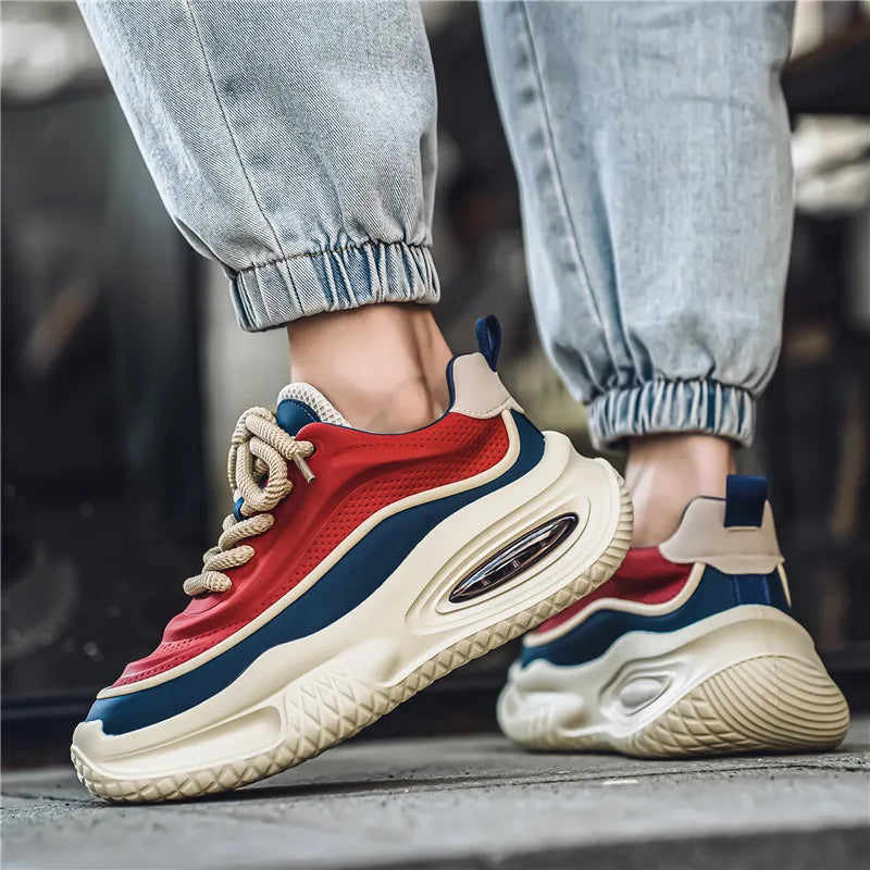 Dynasty Sneakers - Retro Men's Mesh Trainers