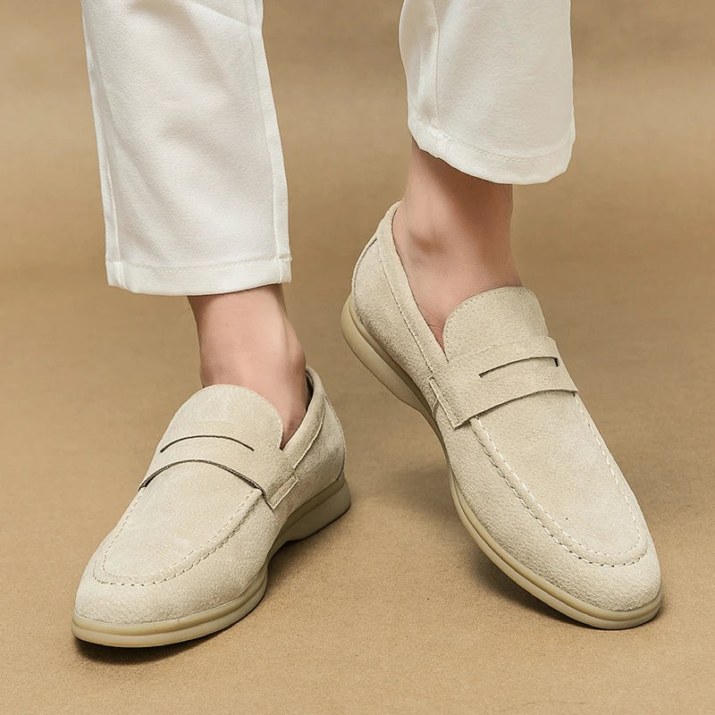 Bradford Suede Loafers - Classic Men's Slip On Loafers