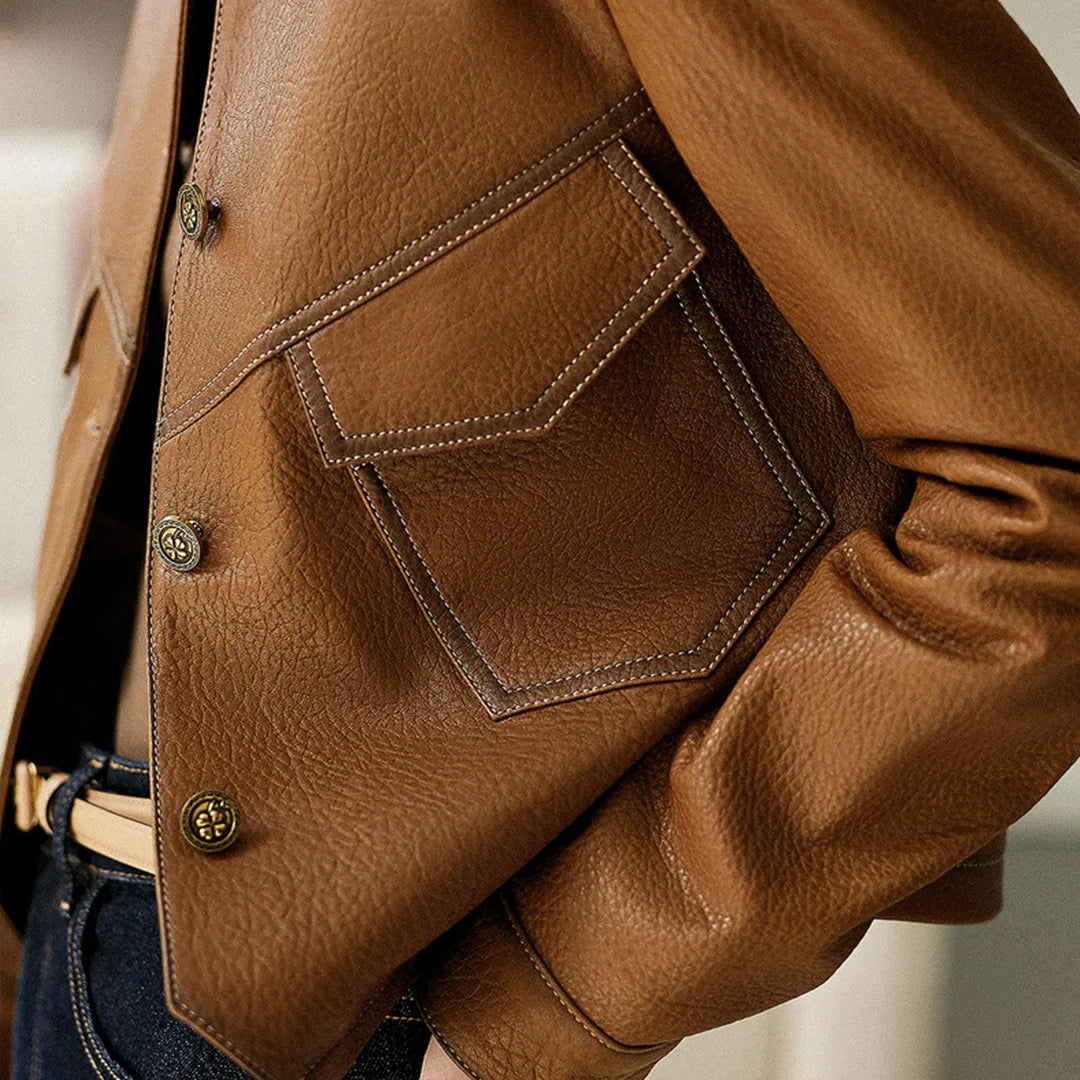Rebelia Leather Jacket - Tailored Men's Leather Jacket