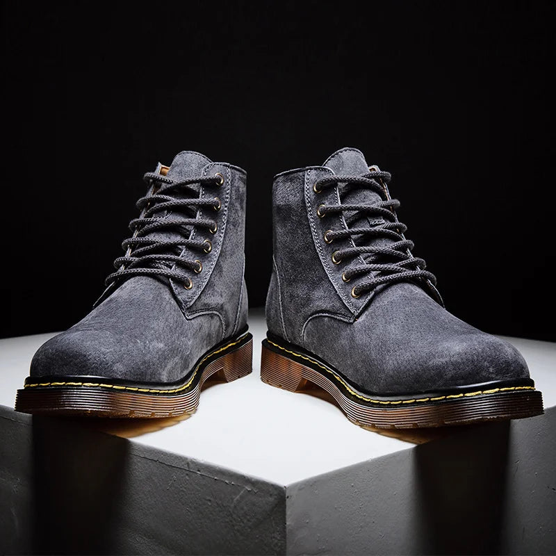 Highland Suede Boots - Men's Lace Up Suede Boots