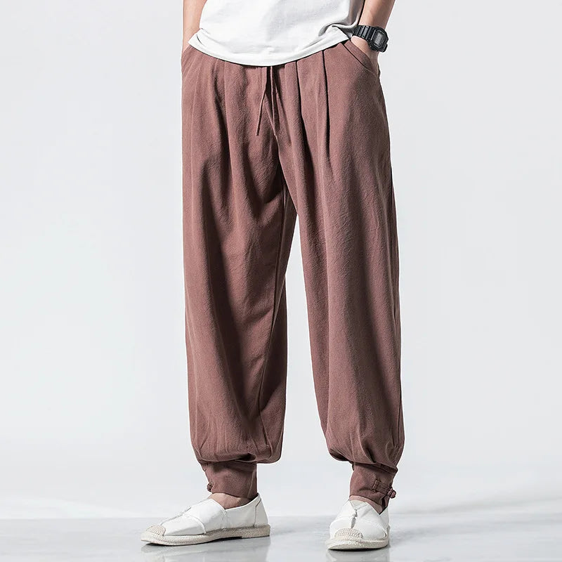 Laguna Linen Joggers - Men's Relaxed Linen Blend Joggers