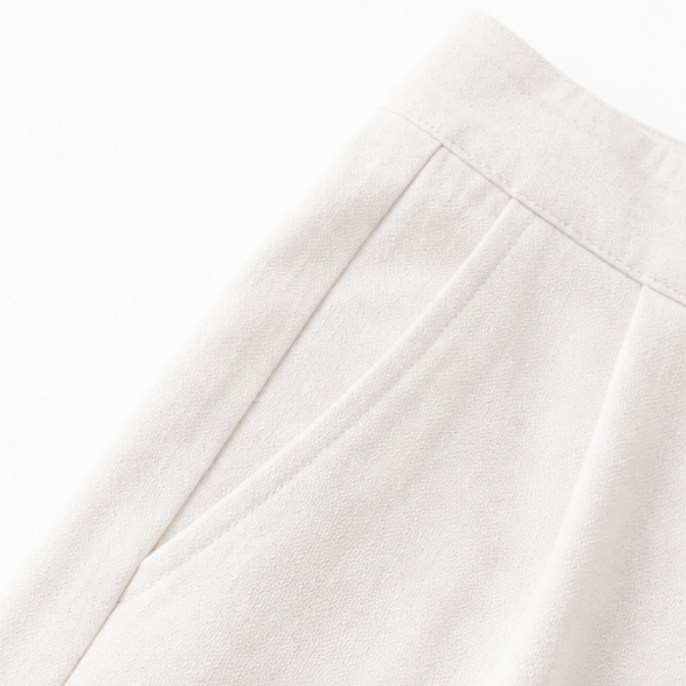 Lunavia Drape Trousers - Women's High Waist Wide Leg