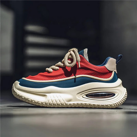 Dynasty Sneakers - Retro Men's Mesh Trainers