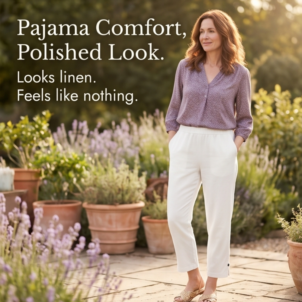 Womee Soft-Stretch Cropped Pants - Women's Trousers