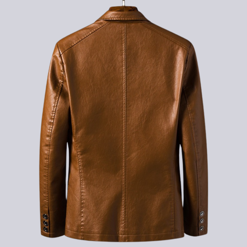 Nightride Leather Jacket - Men's Lightweight Jacket
