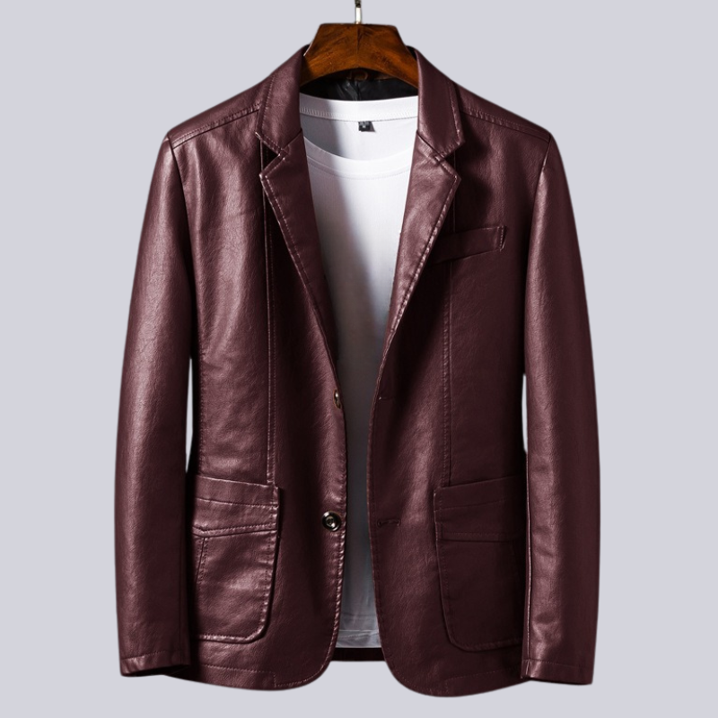 Nightride Leather Jacket - Men's Lightweight Jacket