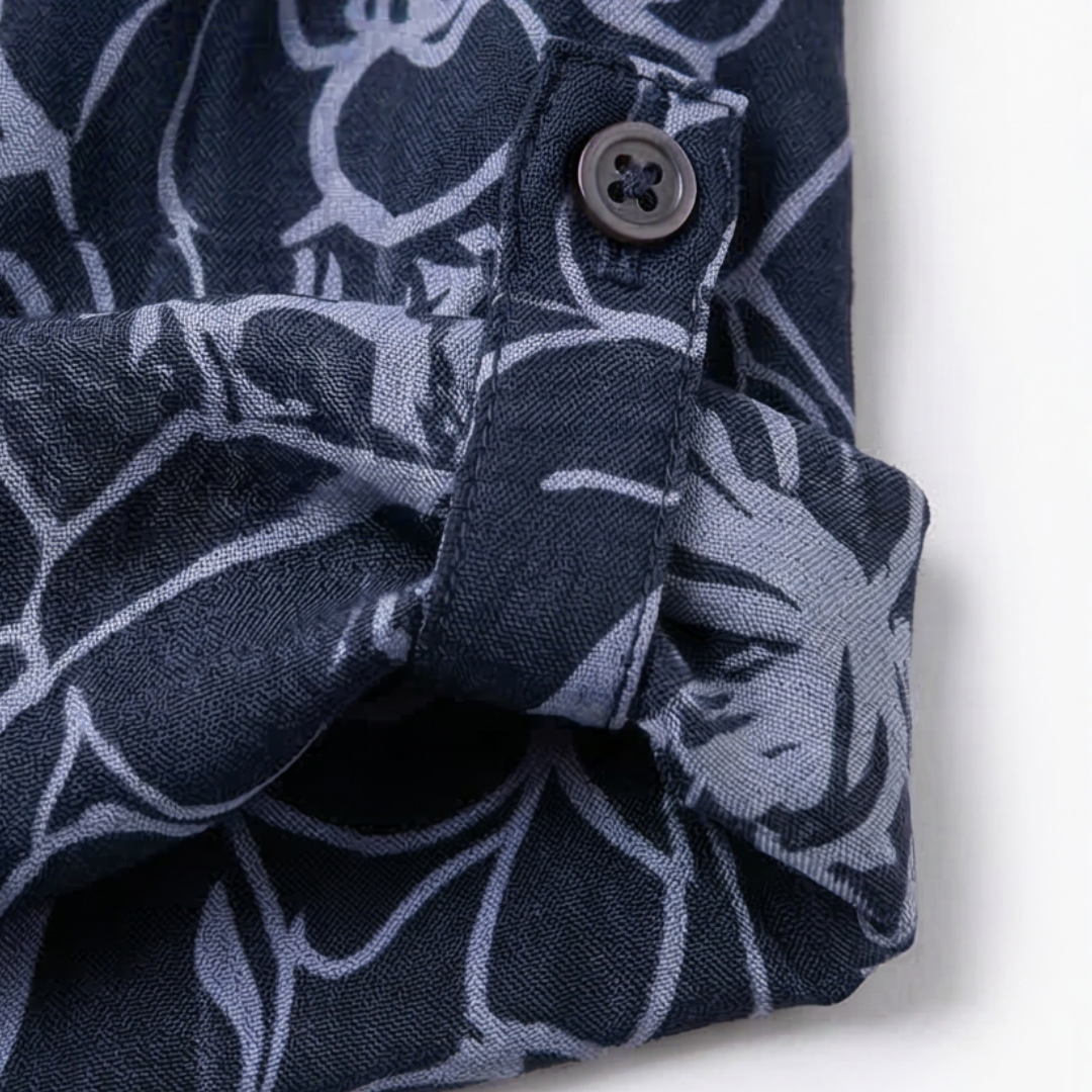 Florenne - Sequin Pocket Floral Blouse for Women