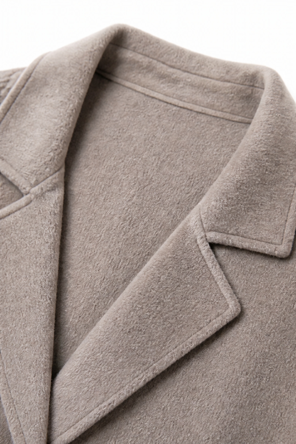 Isola Knit Sleeve Coat - Women's Double Breasted Long Coat