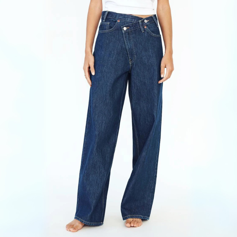 Savannah Wide-Leg Jeans - High Rise Vintage Wash Jeans