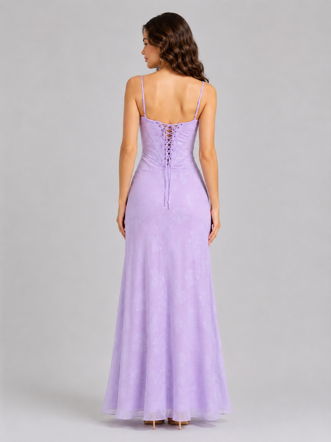Floral Sweetheart Maxi Dress - Women's Strappy Dress