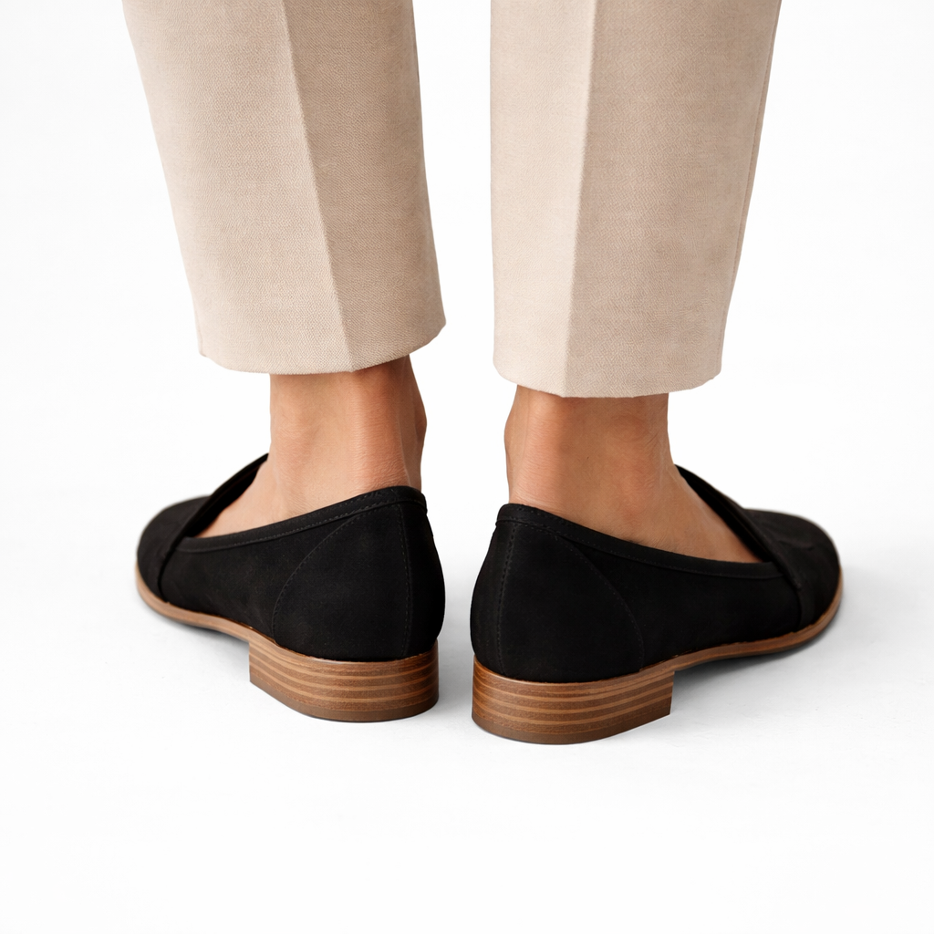 Orthopaedic Suede Loafers - Women's Pointed Loafers