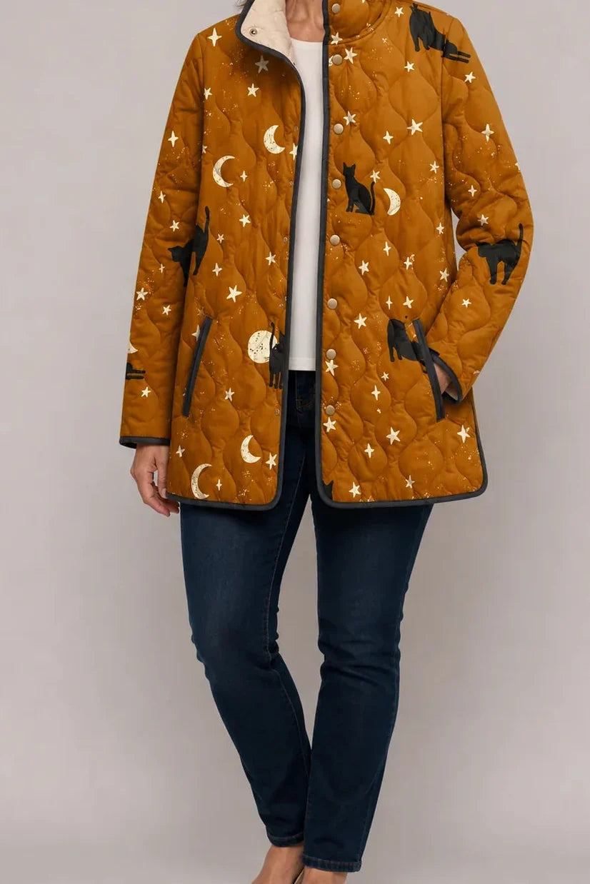 Wearbella Floral Puffer Jacket - Women's Quilted Jacket