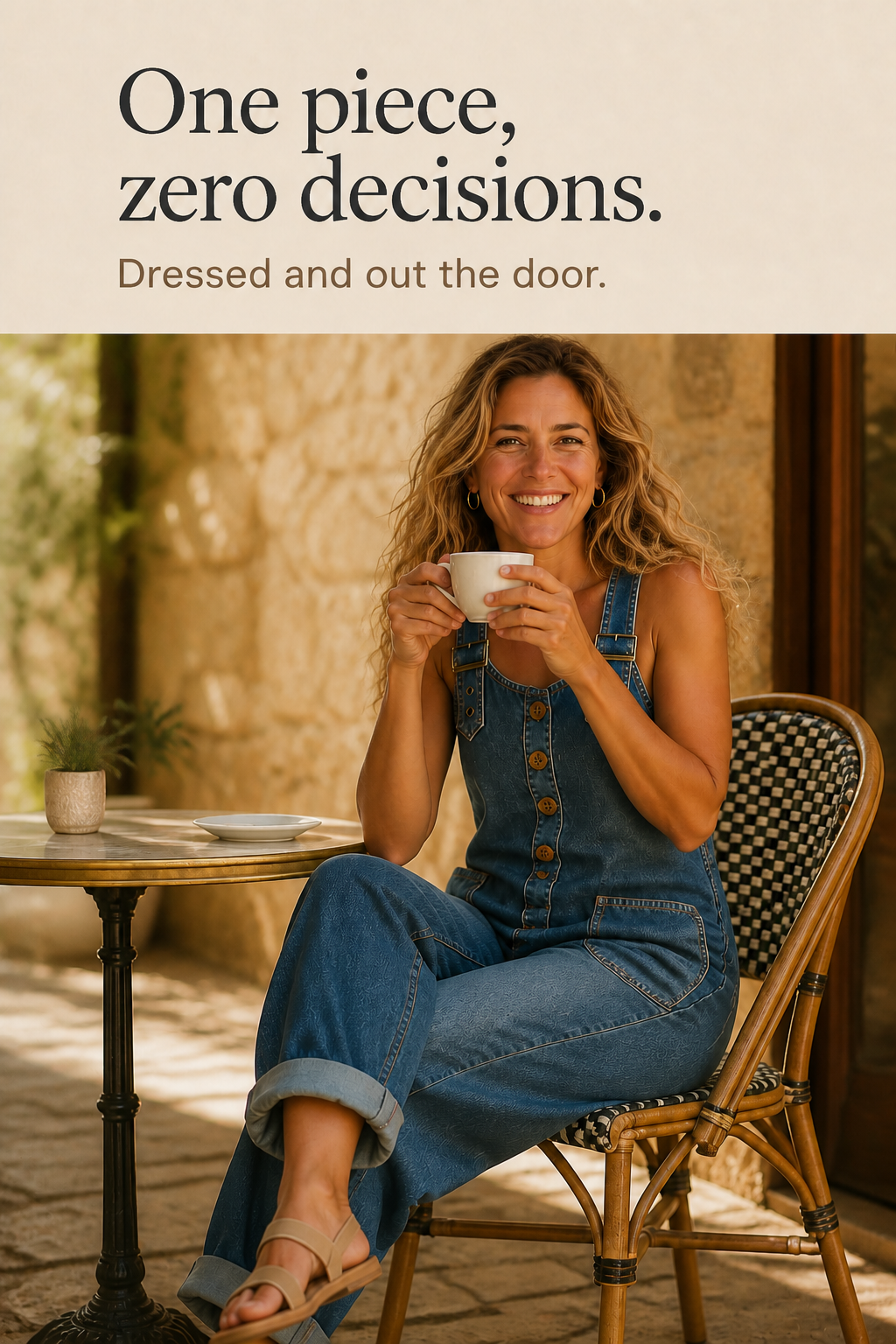 Loosetta Wide Leg Overalls - Women's Vintage Dungarees