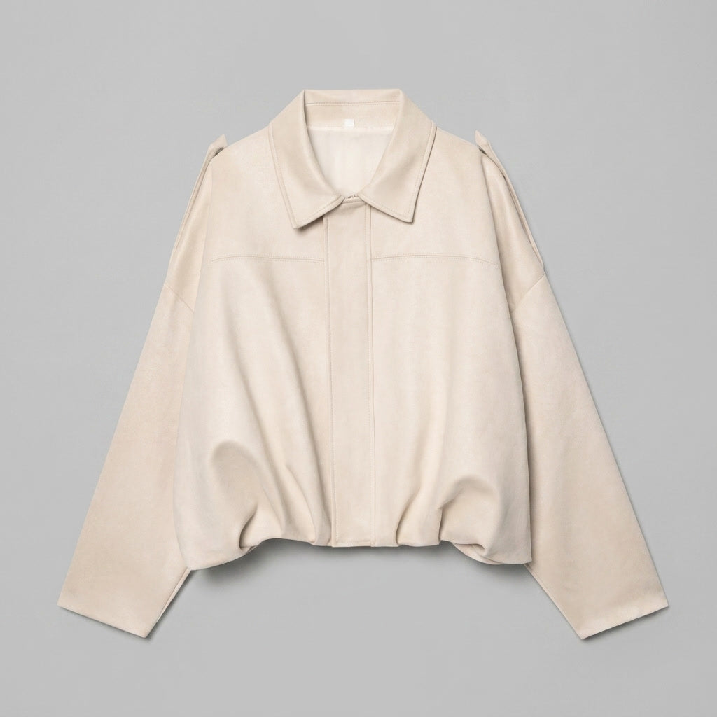 Renna Suede Bomber Jacket - Men's Cropped Bomber