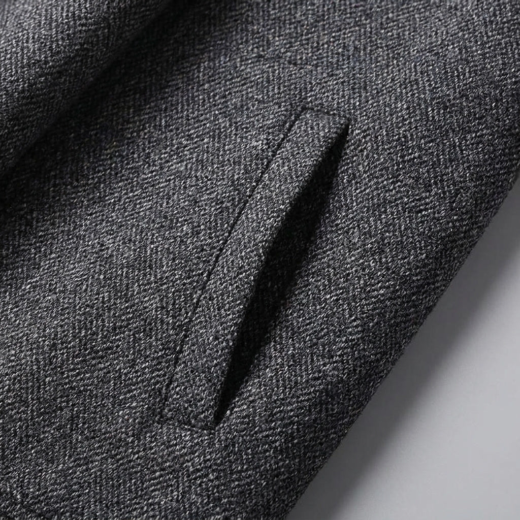 Albany Knit Wool Jacket - Men's Zip Up Wool Jacket