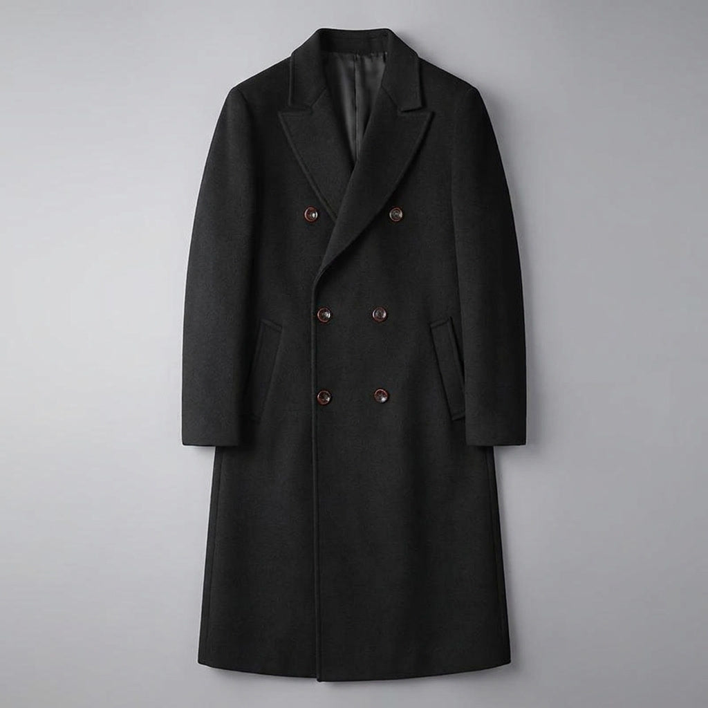 Rothwell Wool Overcoat - Men's Double Breasted Coat