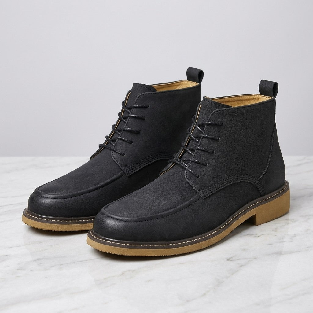 Dean Leather Boots - Men's Moc Toe Lace Up Boots