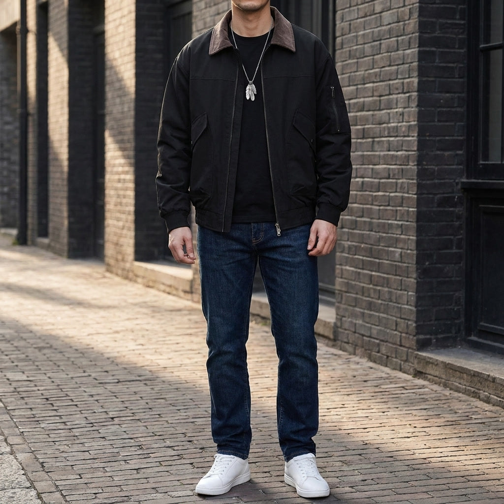 Fletcher Workwear Jacket - Men's Zip Front Jacket