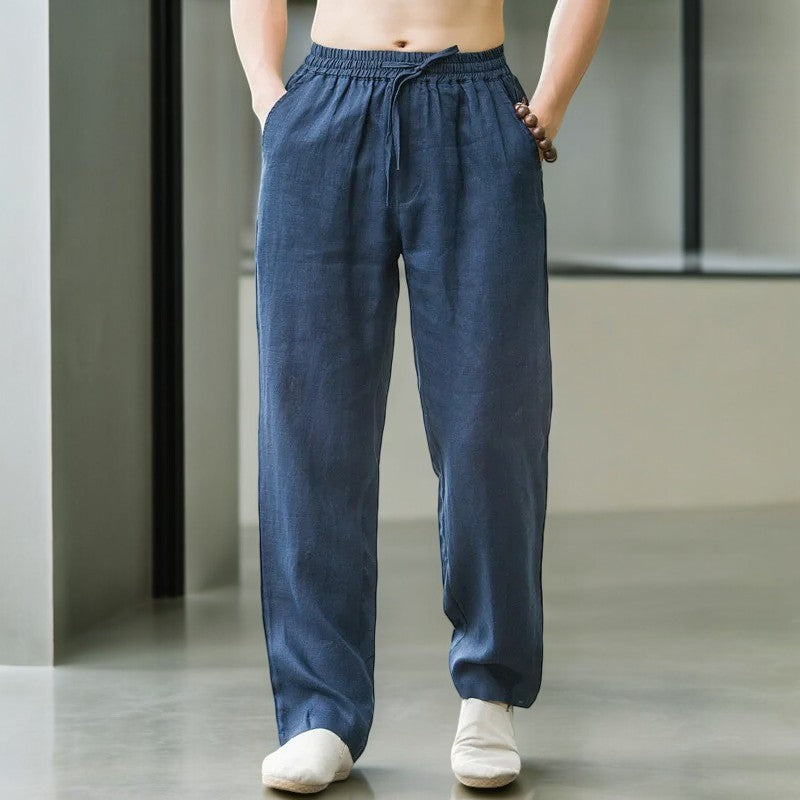 Palmara Linen Pants - Men's Relaxed Linen Trousers