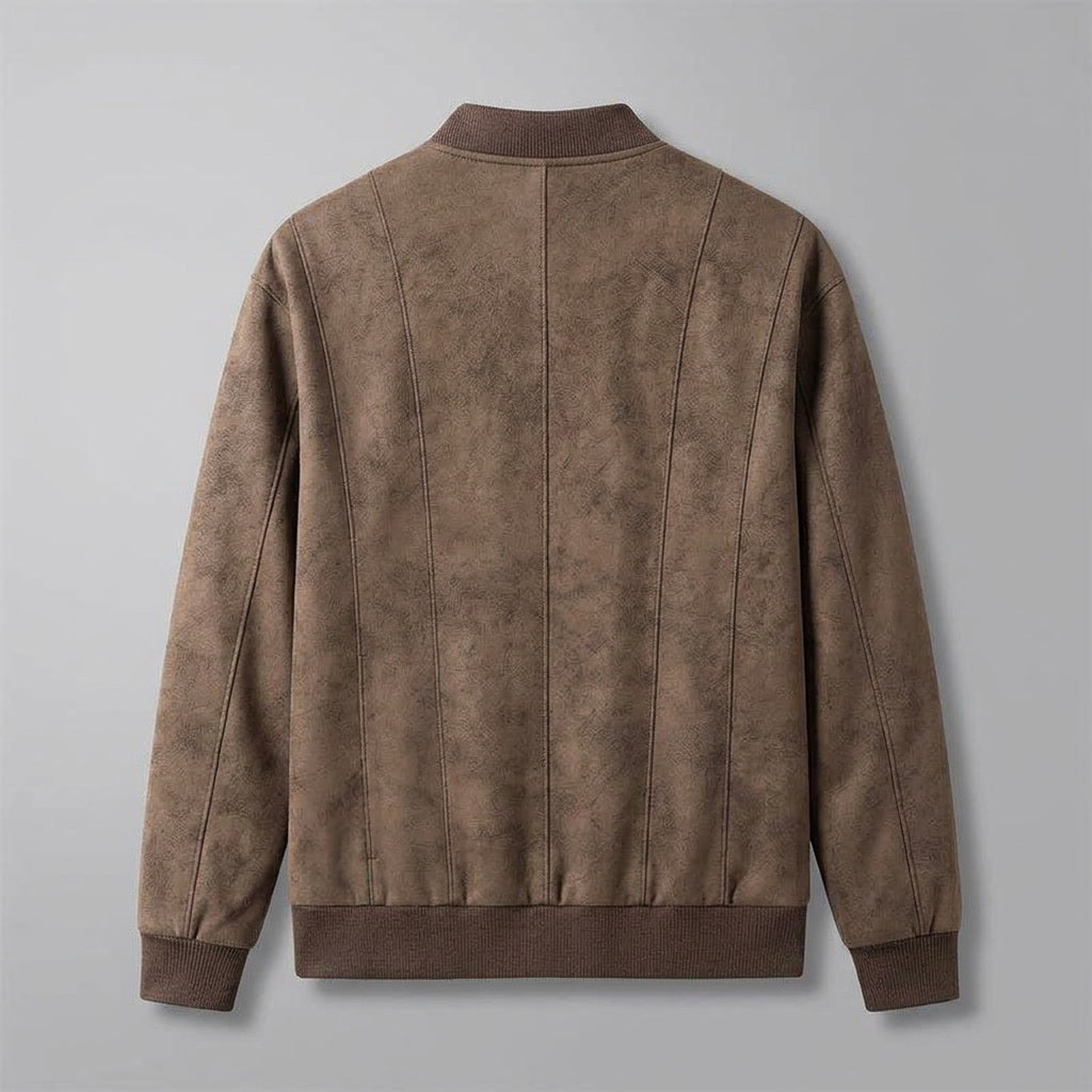 Union Bomber Jacket - Men's Vegan Suede Bomber