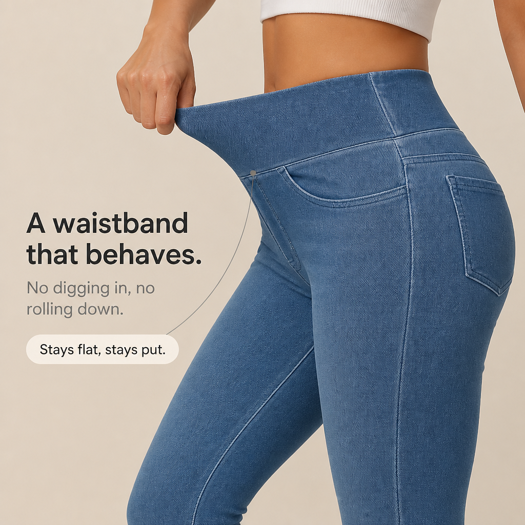 Wearbella Jeggings - High Waist Denim Look Women's Leggings