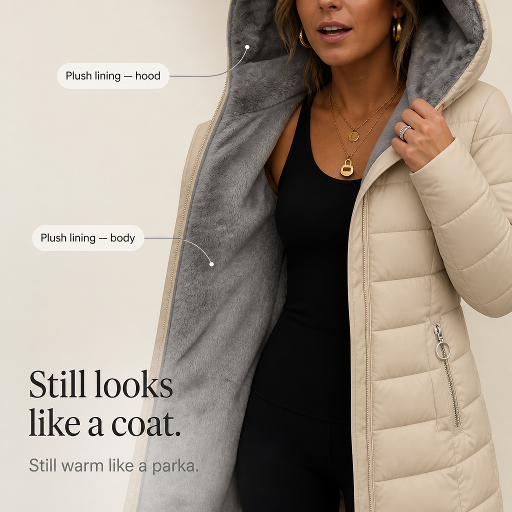 Wintervale Plush-Lined Puffer - Women's Hooded Longline