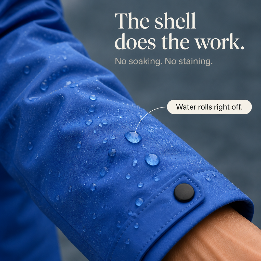 Windloft Plush-Lined Jacket - Hooded Women's Rain Coat