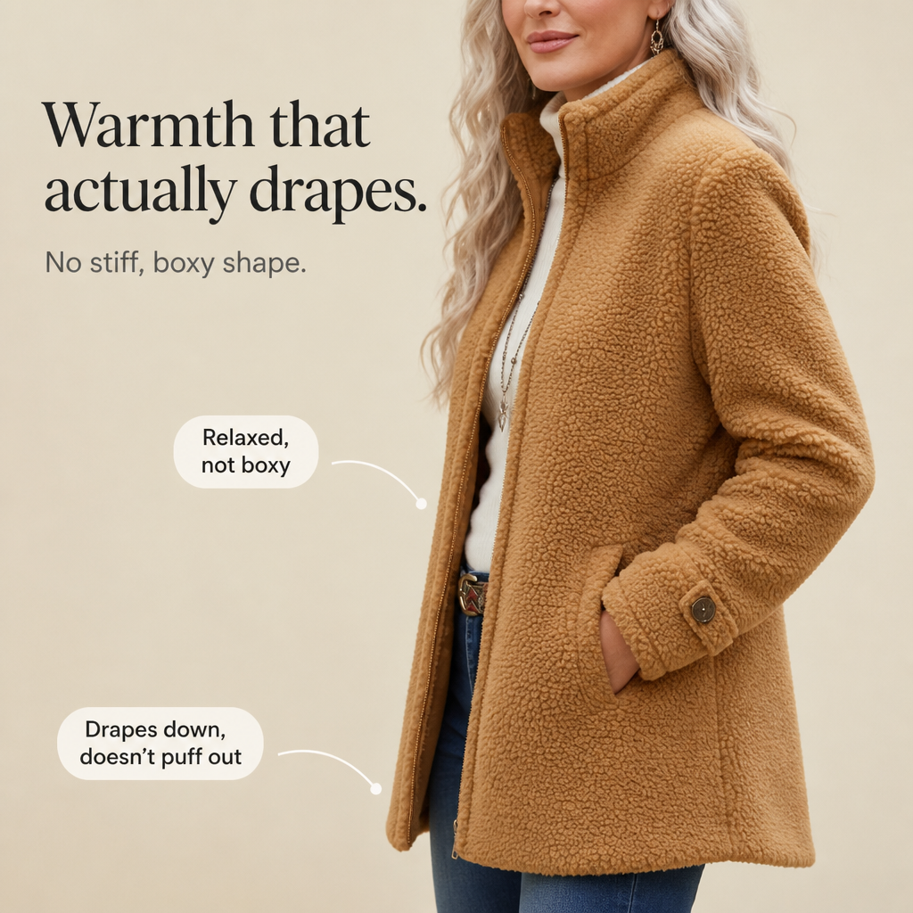 Wrapfield Stand Collar Zip Jacket - Women's Fleece Jacket