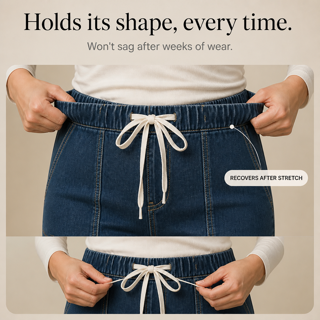 Wearbella Drawstring Jeans - Tapered Stretch Women's Jeans