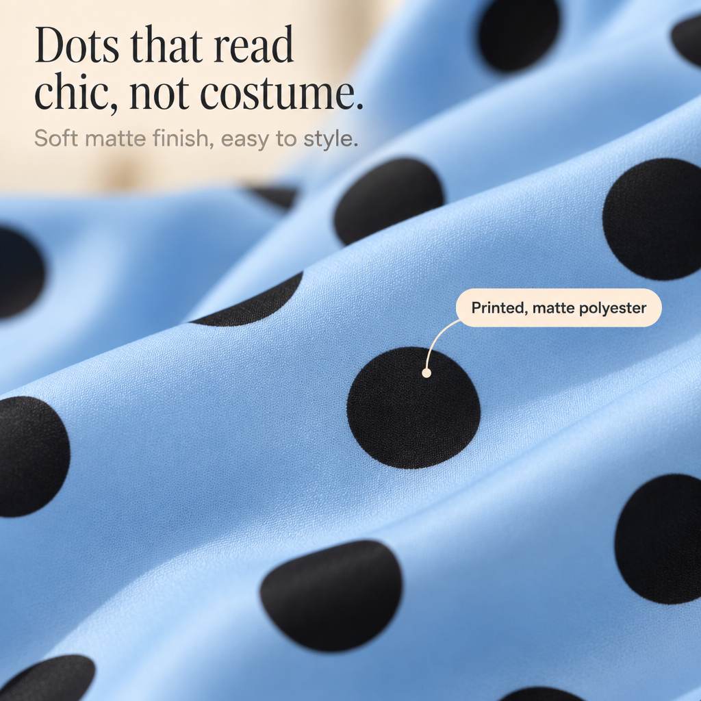 Dotswing Polka Dot Jacket - Women's Lantern Sleeve Jacket