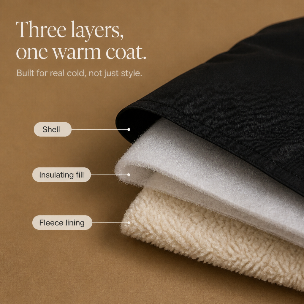Warmbella Fleece-Lined Padded Parka - Women's Hooded Coat
