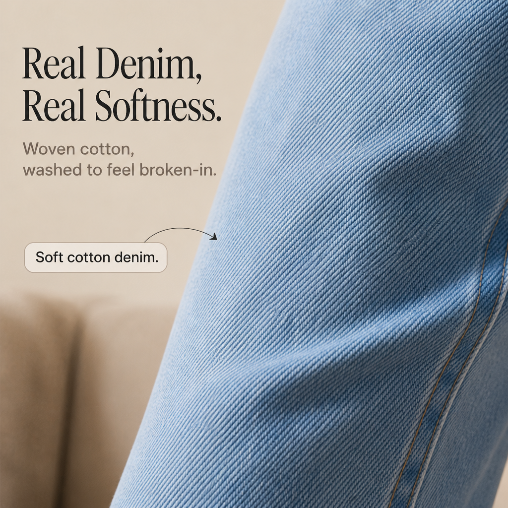 Flexelle Wide Leg Jeans - Drawstring Waist Women's Jeans