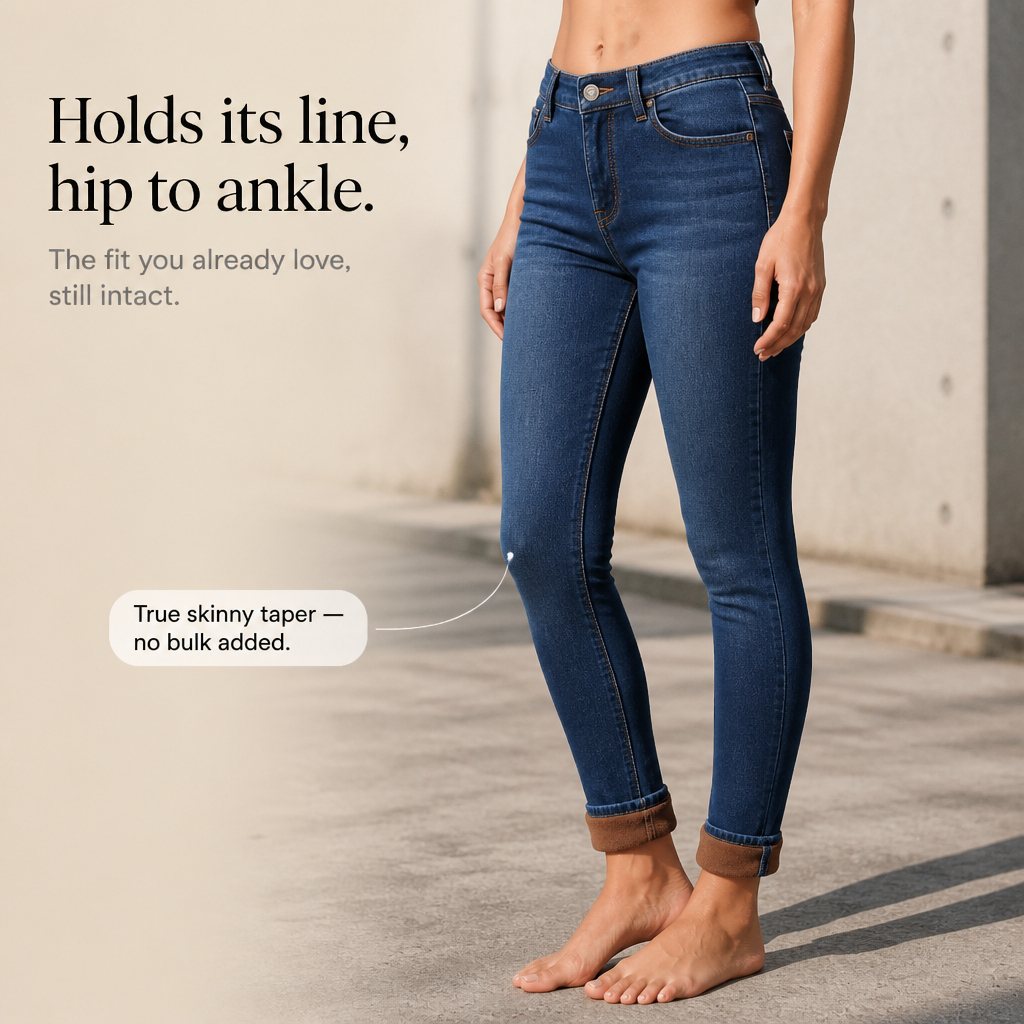 Thermabelle Skinny Jeans - Plush Lined Women's Winter Jeans