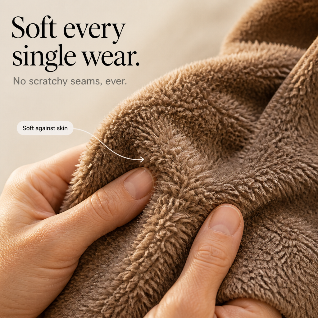 Leaf & Loom Printed Winter Coat - Hooded Women's Fleece