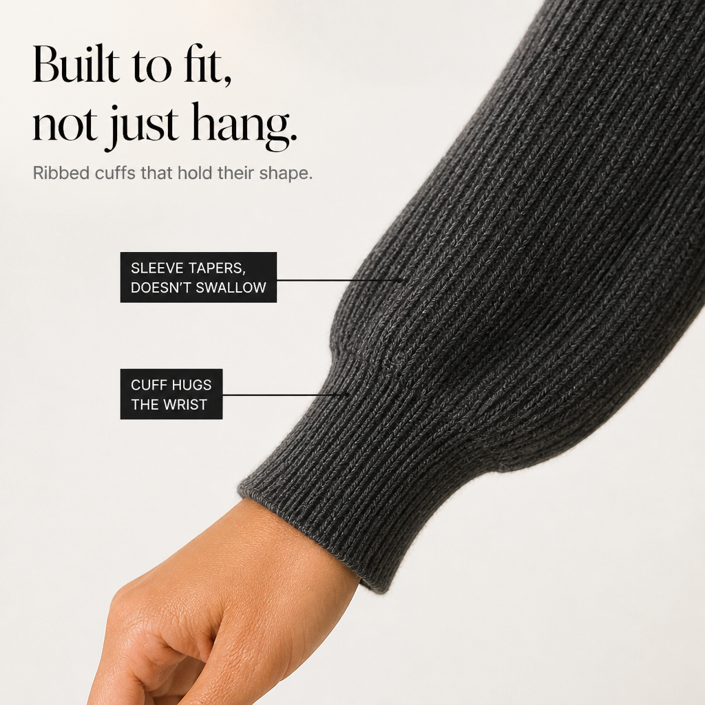 Ribbella Ribbed Longline Cardigan - Women's Long Knit