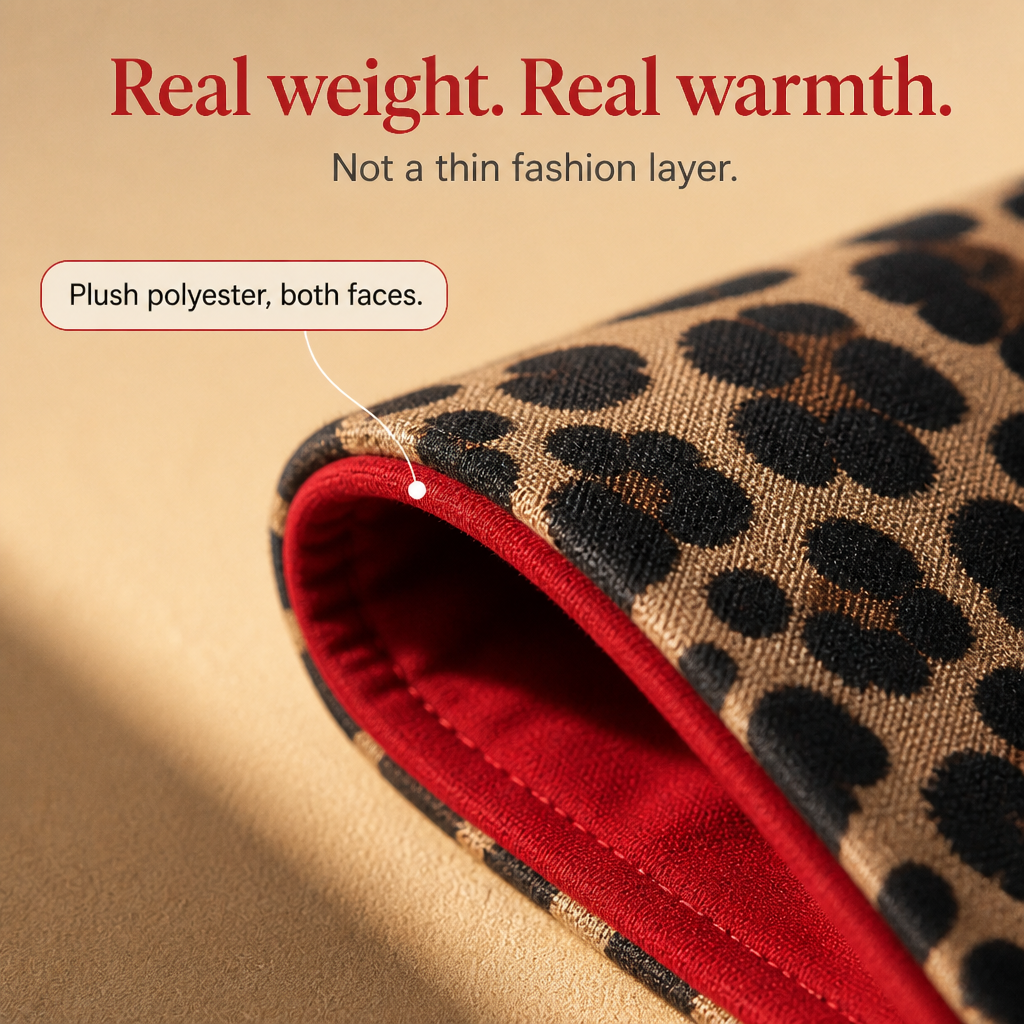 Wearbella Reversible Coat - Women's Leopard Print Hooded