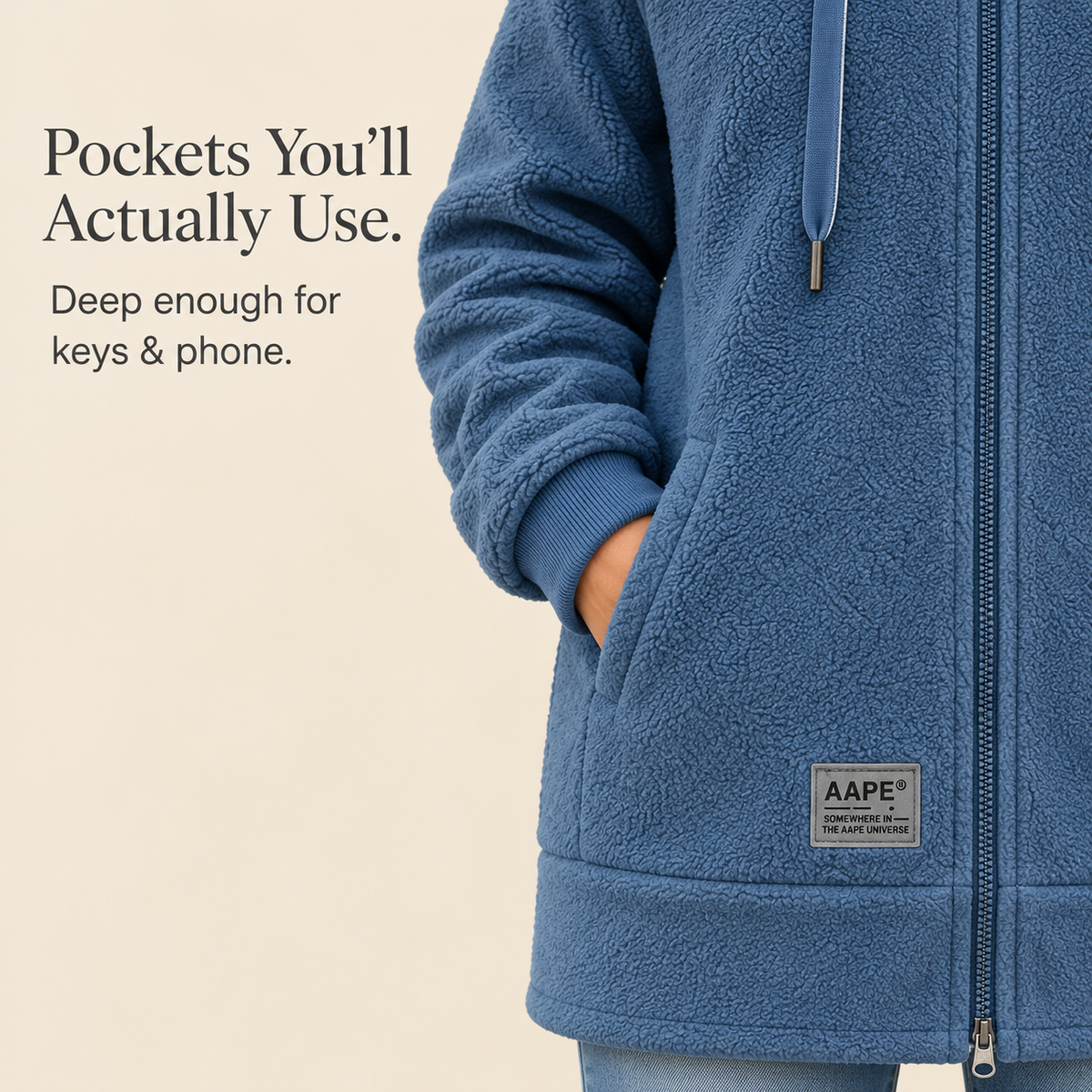 Phoebe Fleece-Lined Hooded Jacket - Women's Zip Jacket