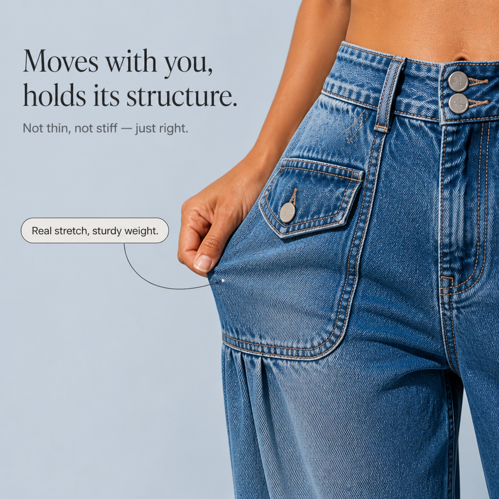 Barrelette Barrel Jeans - Tie Hem High Waist Women's Jeans