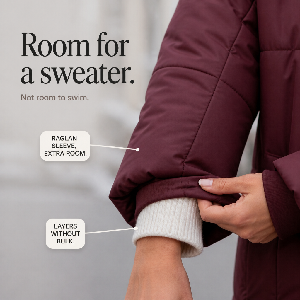 Wearbella Long Hooded Puffer Coat - Women's Winter Coat