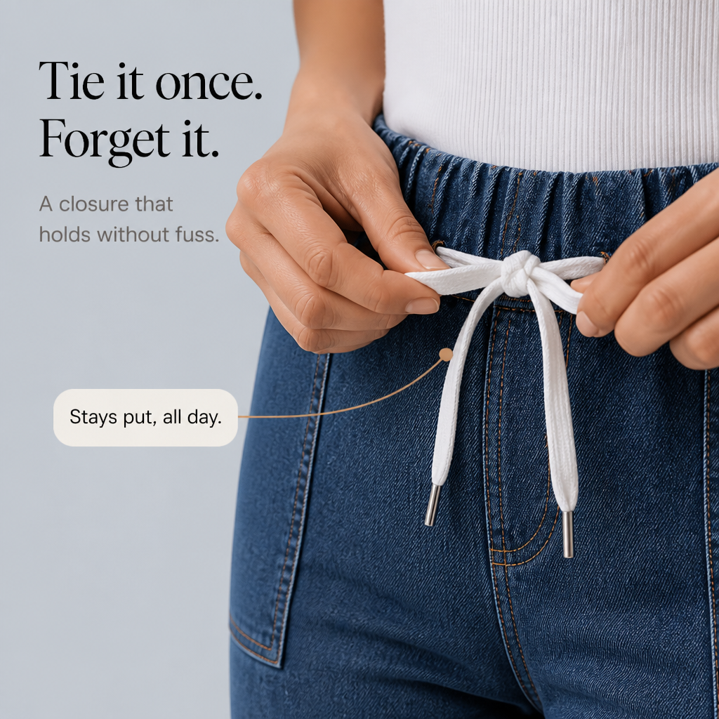 Trouver Denim Joggers - Drawstring Tapered Women's Jeans