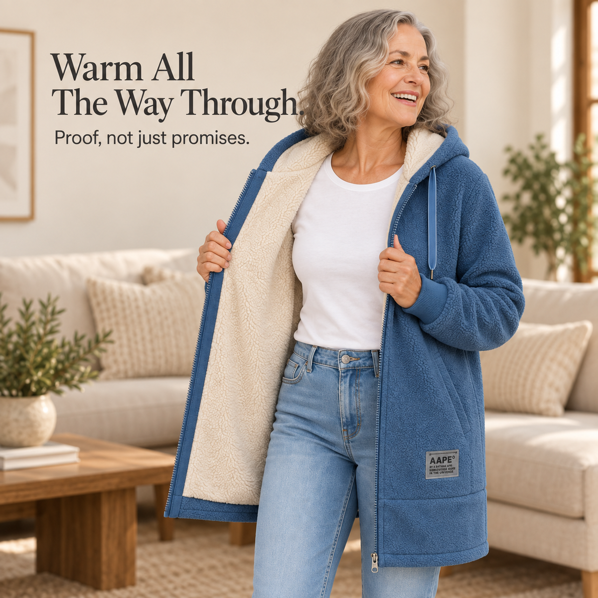 Phoebe Fleece-Lined Hooded Jacket - Women's Zip Jacket