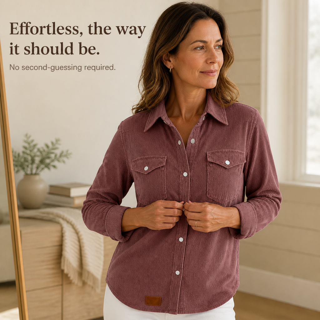 Ribwell Ribbed Knit Shacket - Women's Button Front Shirt